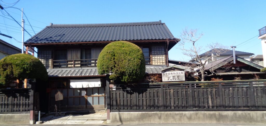 岩井家（武蔵屋）　利根川堤の旧旅籠